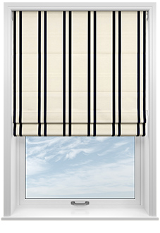 Winnies Stripe, Hudds - Twist&Fit Roman Blind